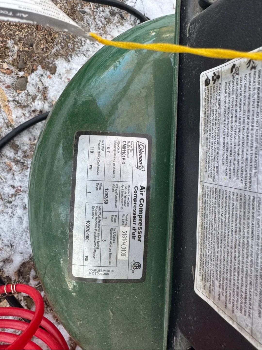 Coleman Air Compressor - Like New! image indicator(3)