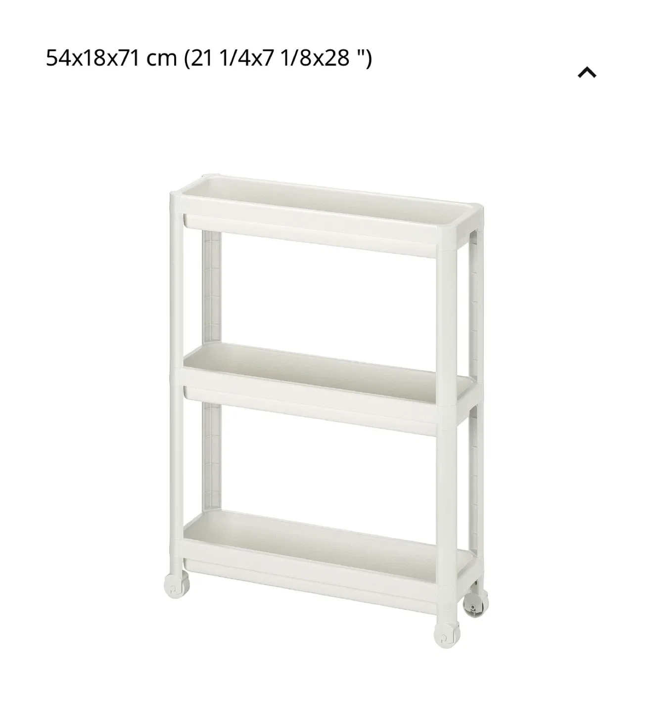 IKEA White Rolling Carts image indicator(3)