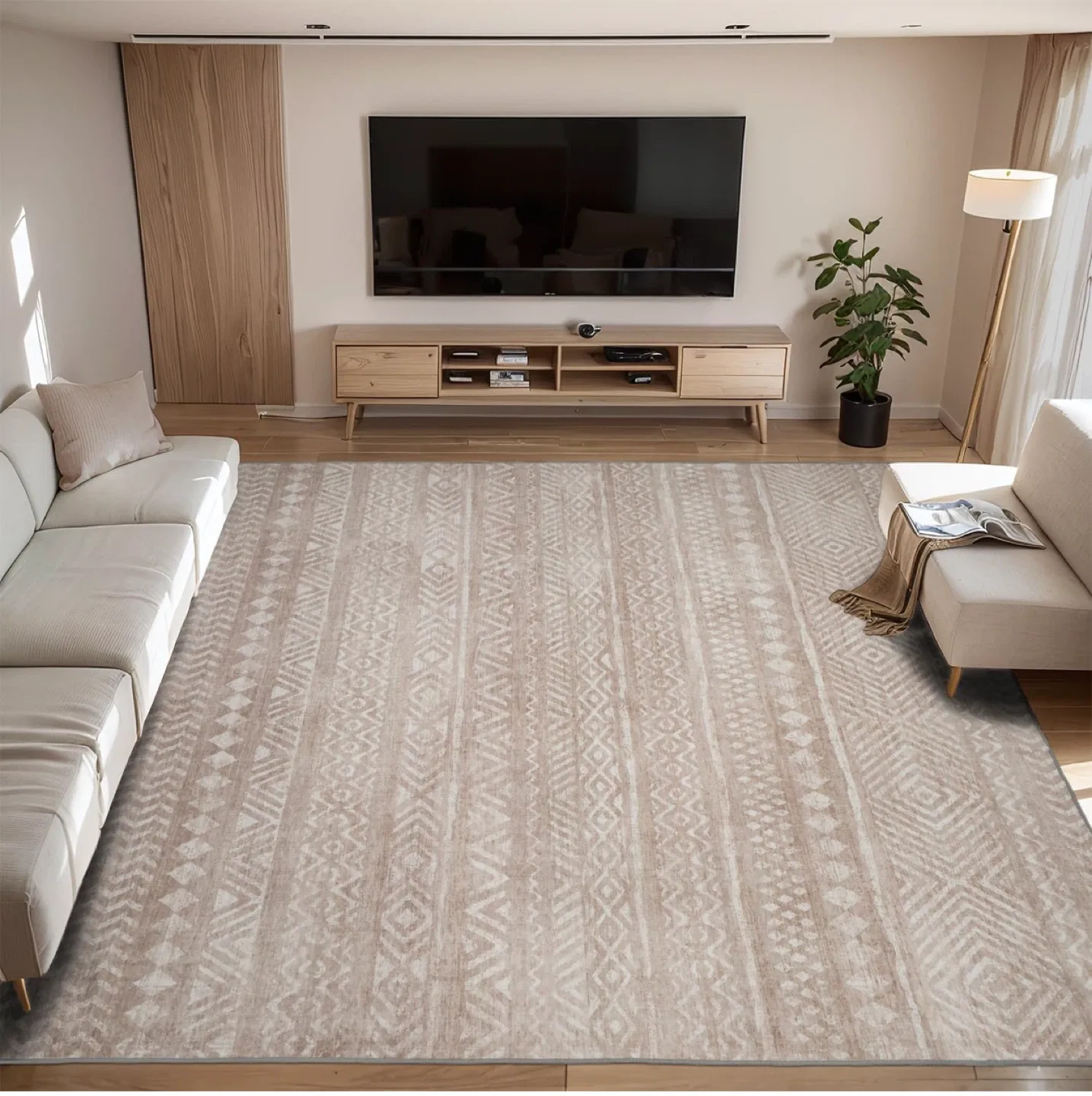 Boho Style Area Rug - 8 x 10 ft image indicator(7)