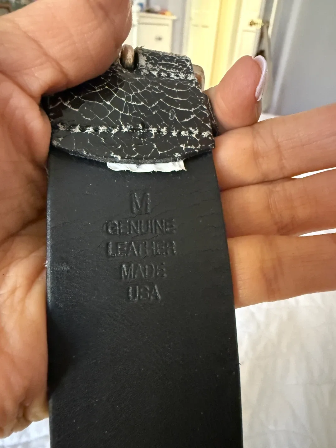 Leather Belt Size M image indicator(3)