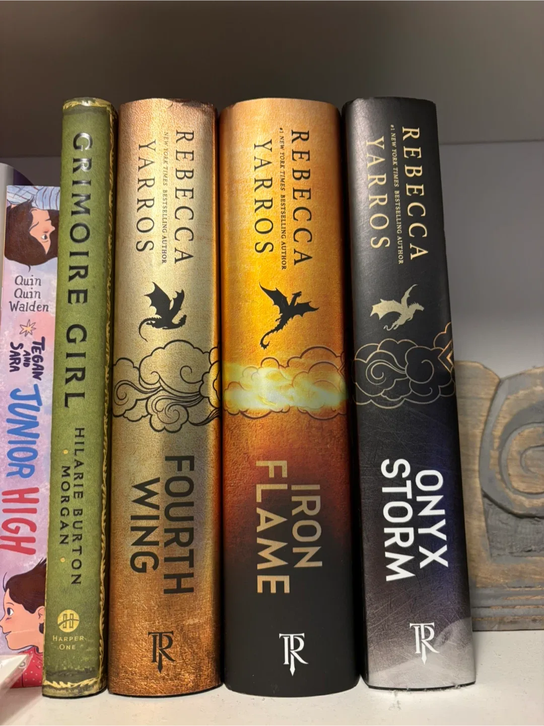 Fourth Wing, Iron Flame, Onyx Storm by Rebecca Yarros