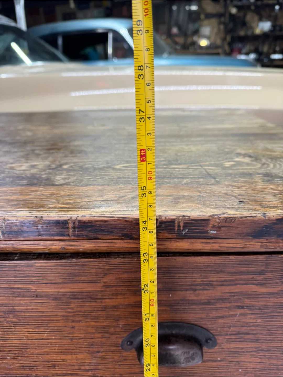 Wooden 3-Drawer Dresser - 37" Tall image indicator(5)