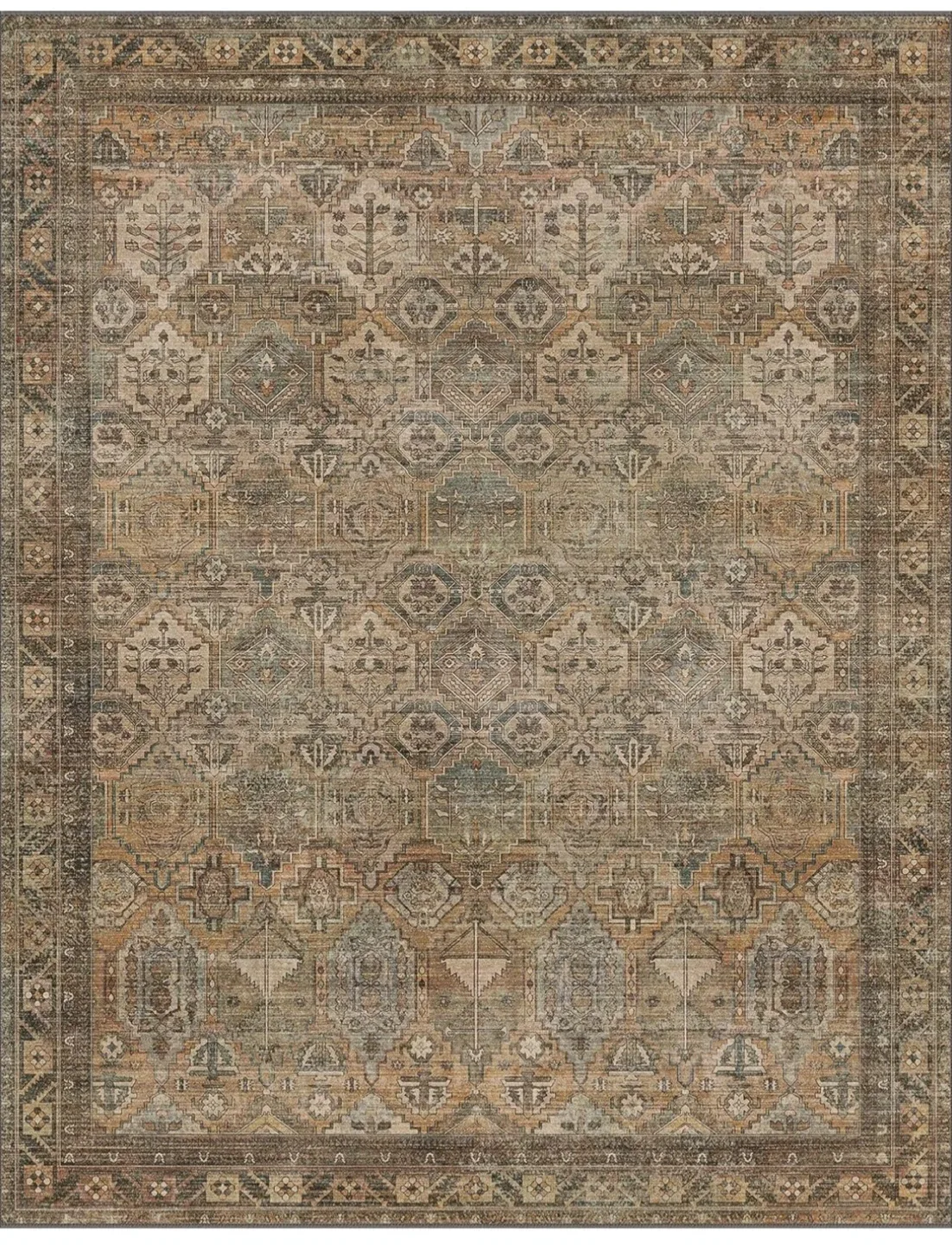 Area Rug 8x10 ft- Easy Clean, Non-Slip, Machine Washable image indicator(3)