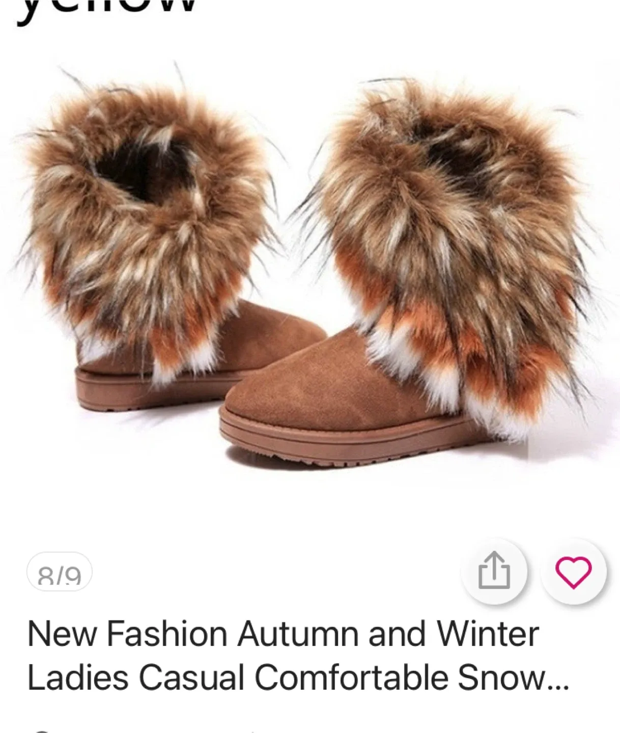 Brown Fur-Trimmed Winter Boots image indicator(3)