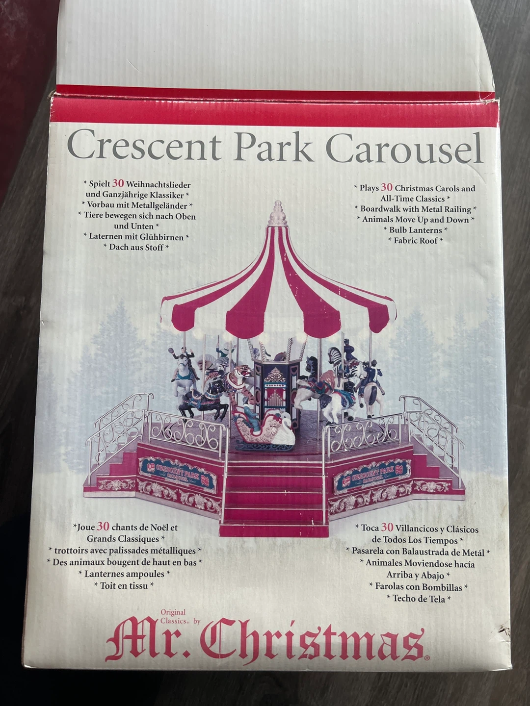 Mr. Christmas Crescent Park Carousel - photo 2
