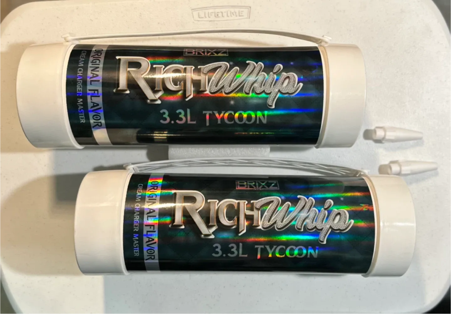 Rich Whip 3.3L Tycoon Cream Chargers x 2 image indicator(2)