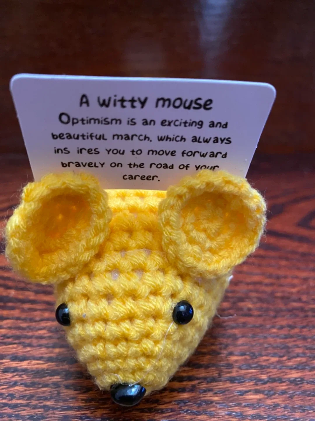 Crocheted Witty Mouse image indicator(2)