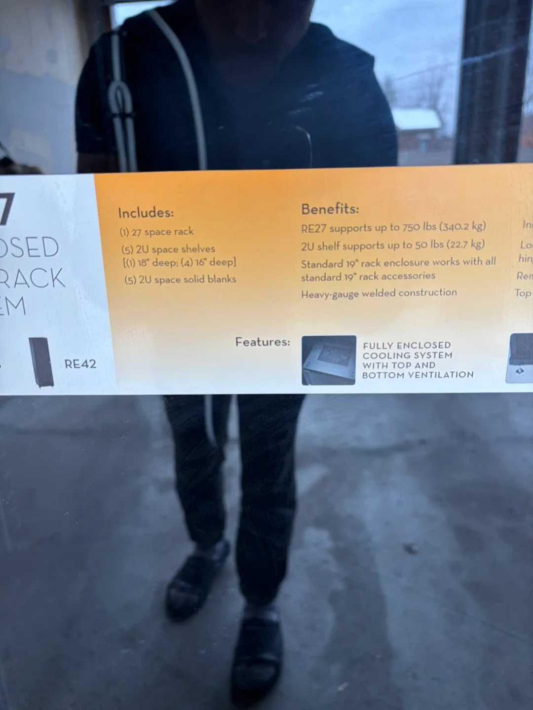 Omnimount RE27 Enclosed Full-Rack System image indicator(3)