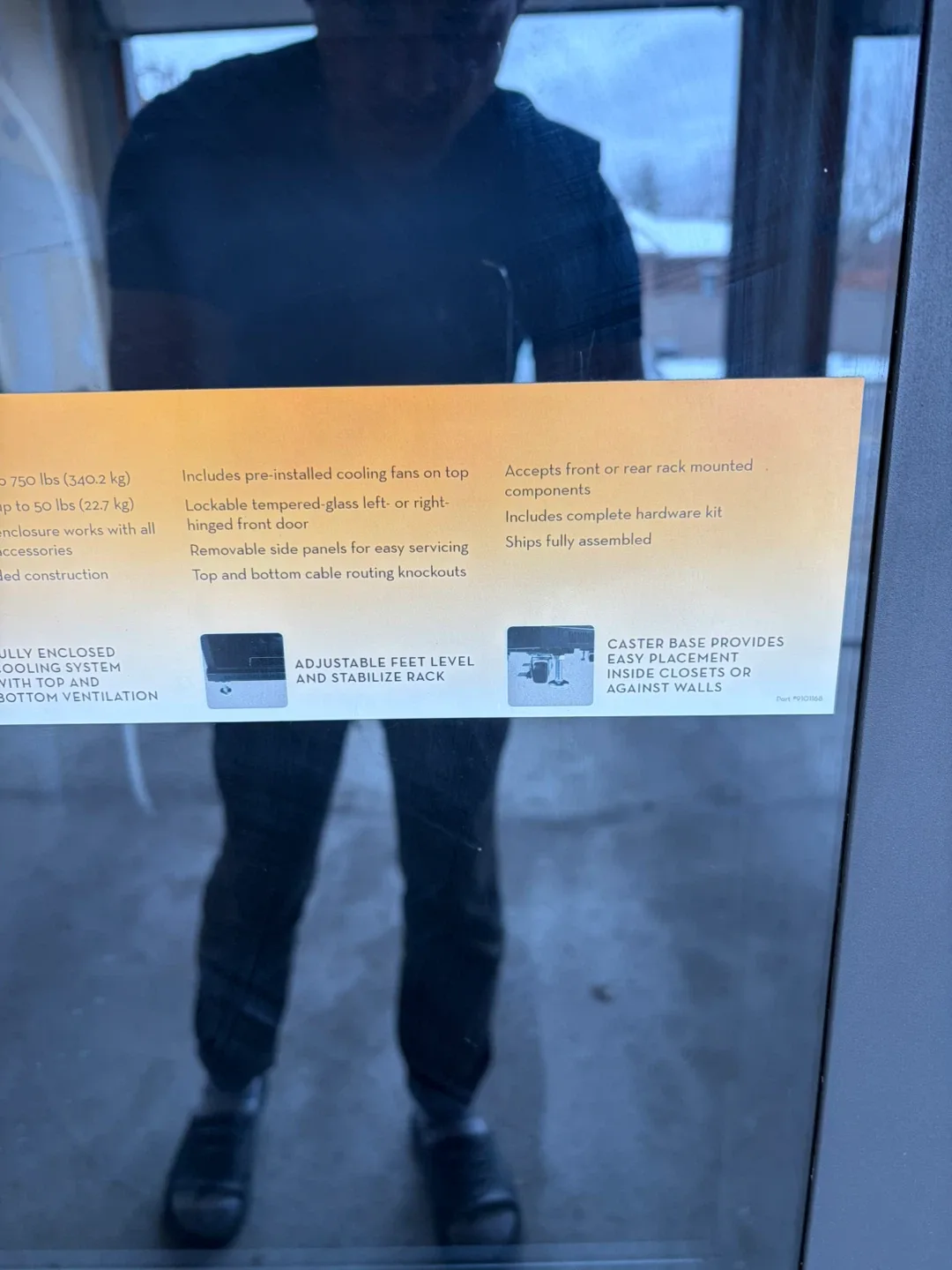 Omnimount RE27 Enclosed Full-Rack System image indicator(4)