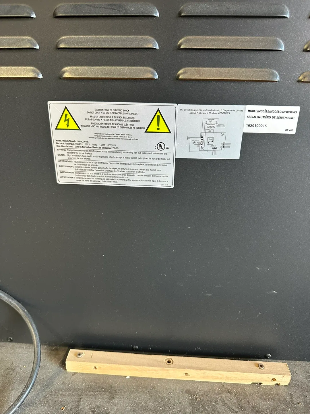 Electric Fireplace TV Stand image indicator(4)