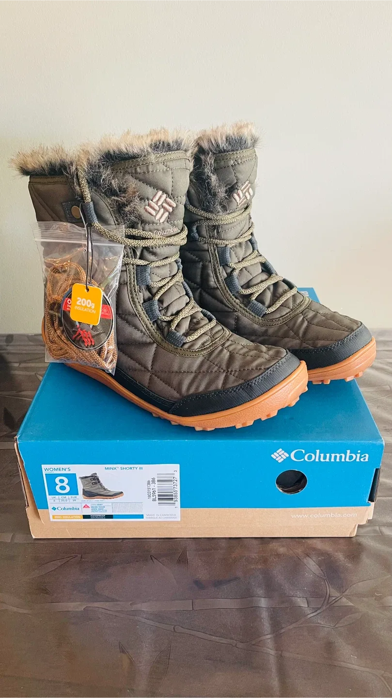 Columbia Mink Shorty III Women's Snow Boots - Size 8