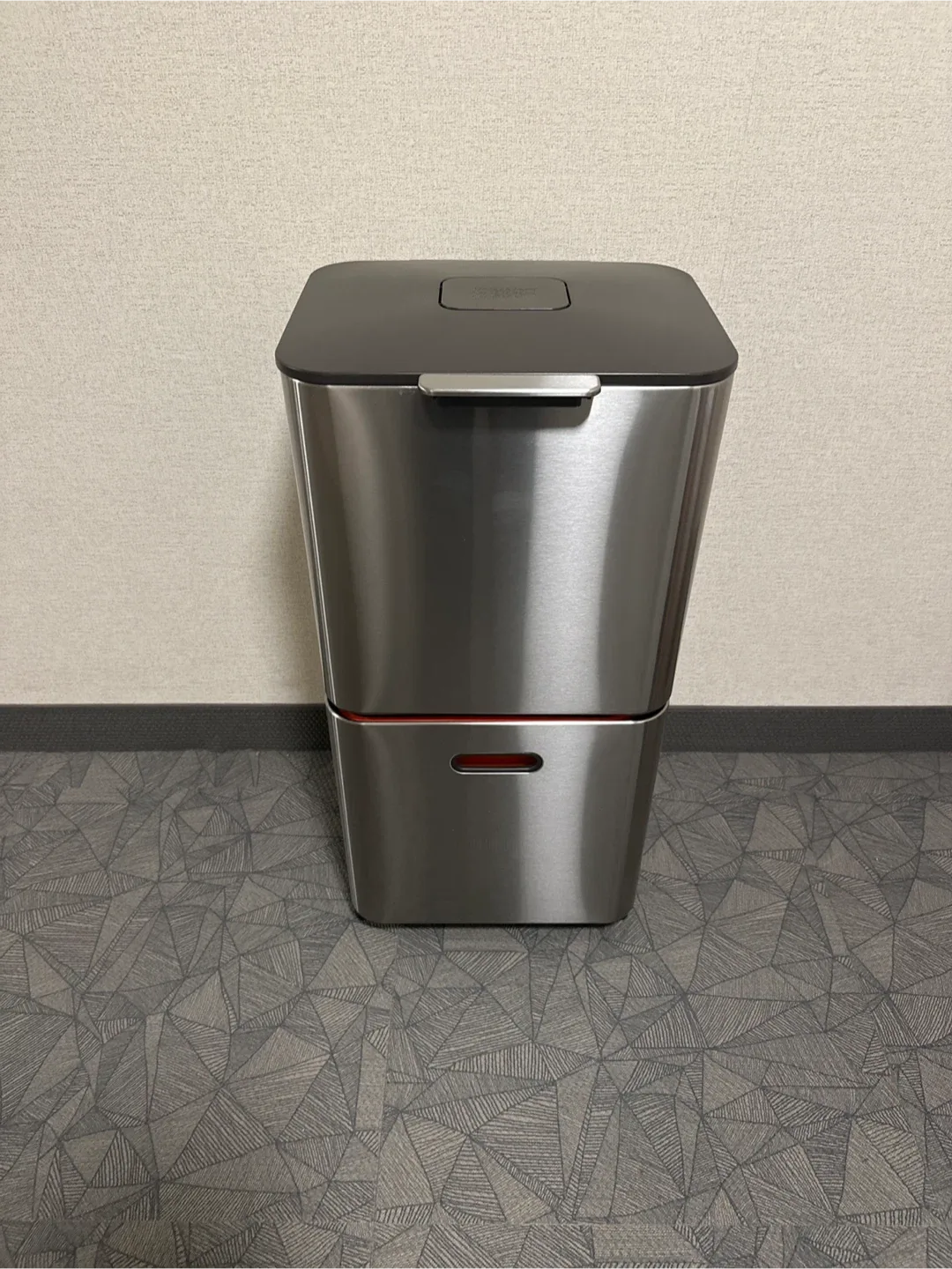 Joseph Joseph stainless steel Totem Max 60L Trash Can