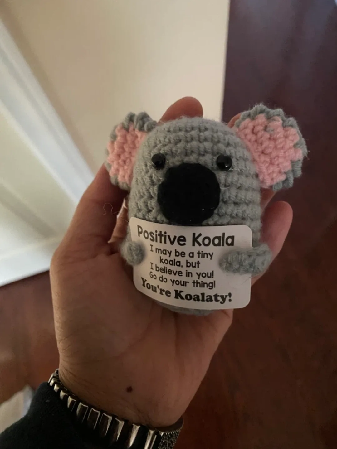 Crocheted Positive Koala image indicator(3)