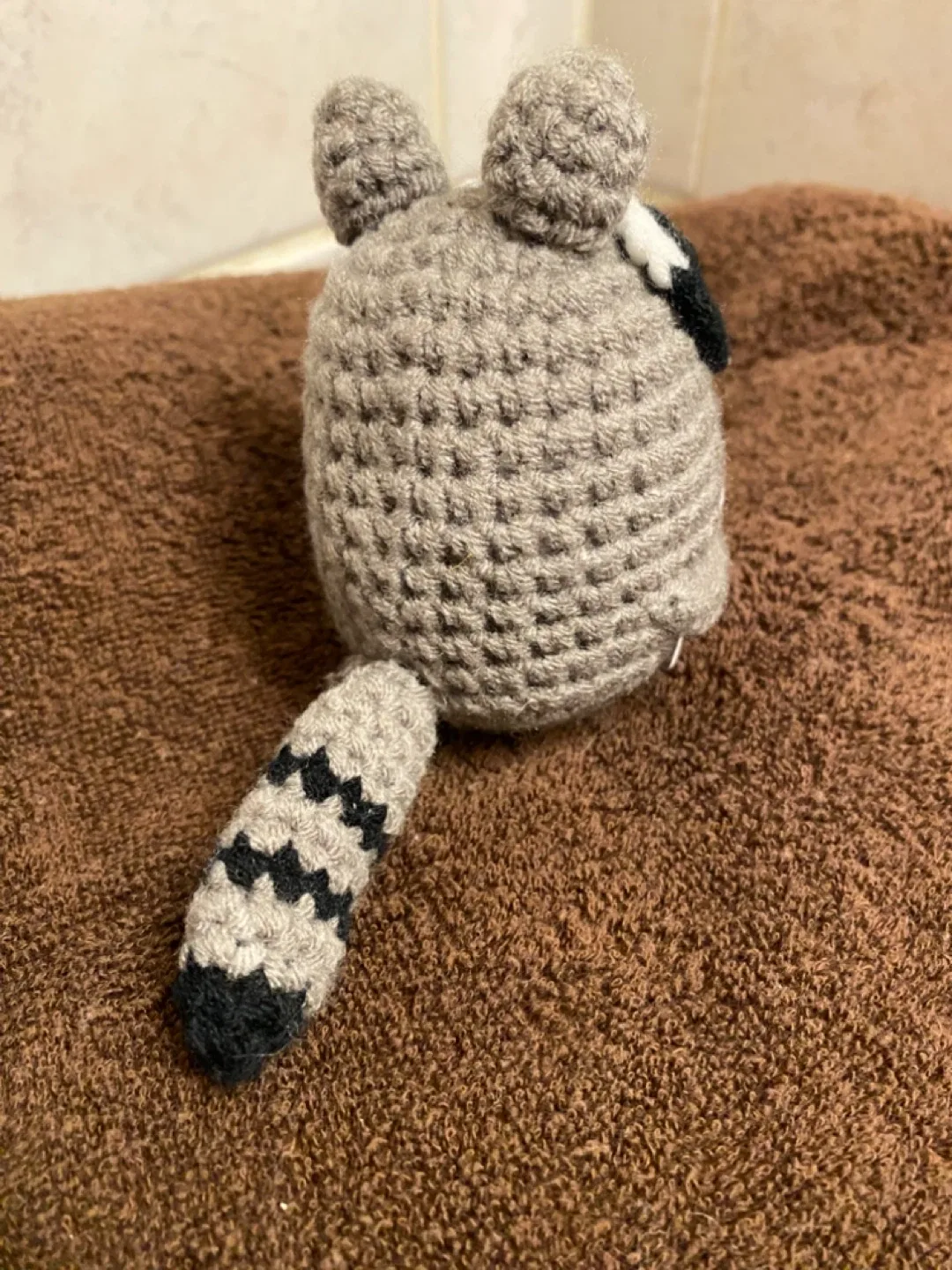 Crocheted Positive Raccoon Plush image indicator(3)