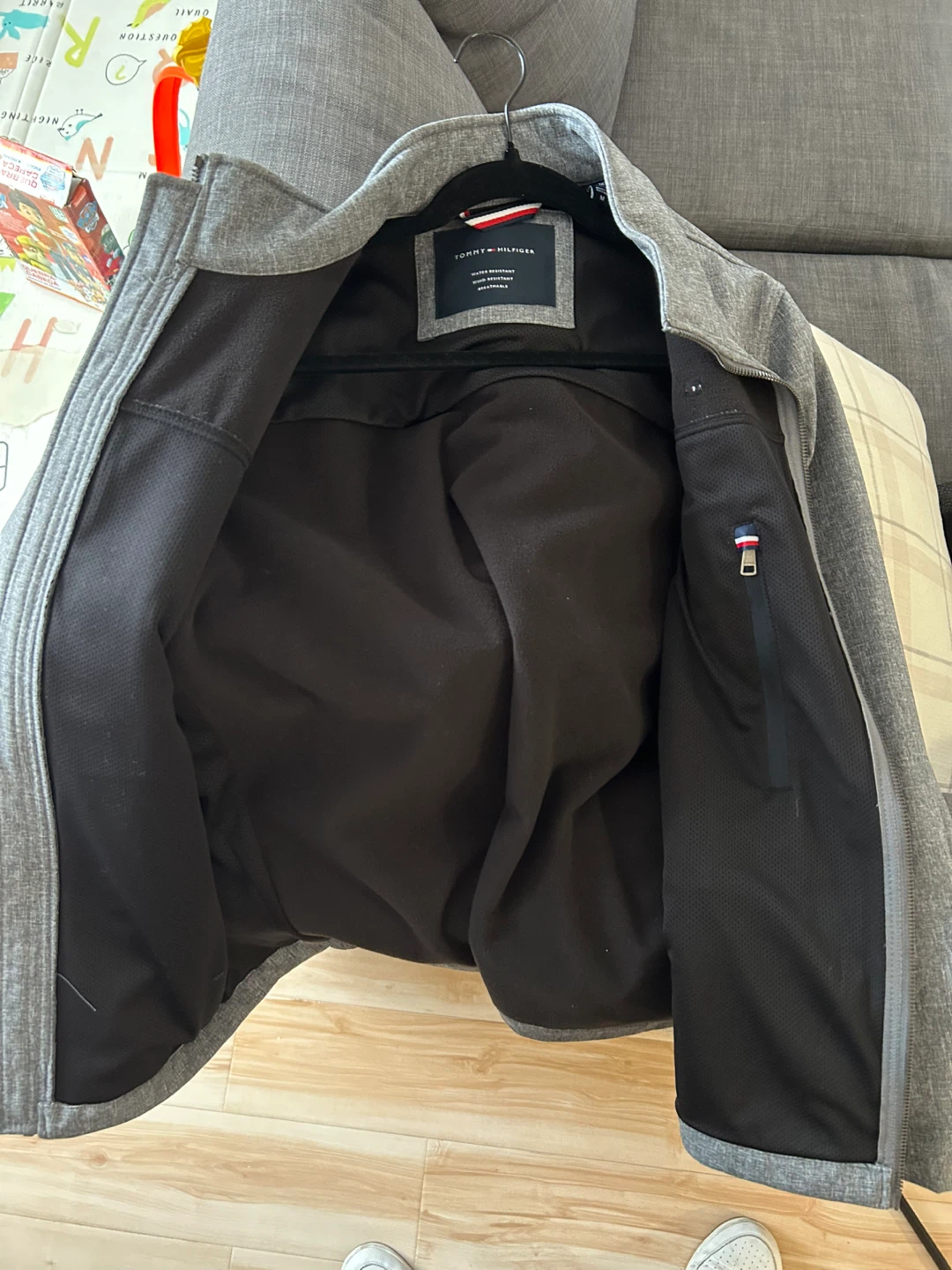 Tommy Hilfiger Gray Softshell Jacket - Size M - photo 3