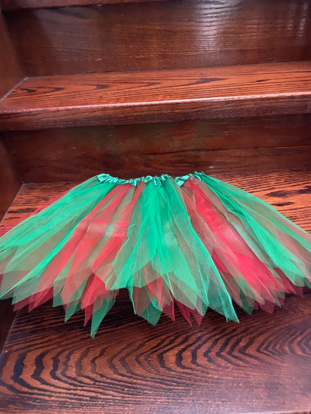 Red & Green Tulle Skirt image indicator(3)