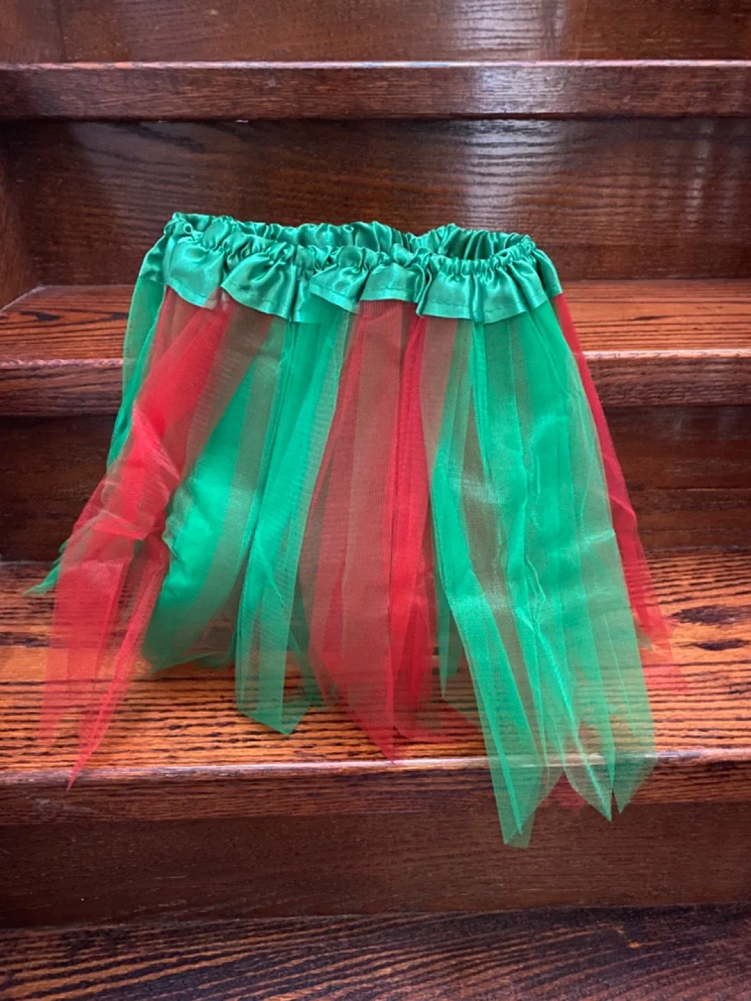 Red & Green Tulle Skirt image indicator(2)