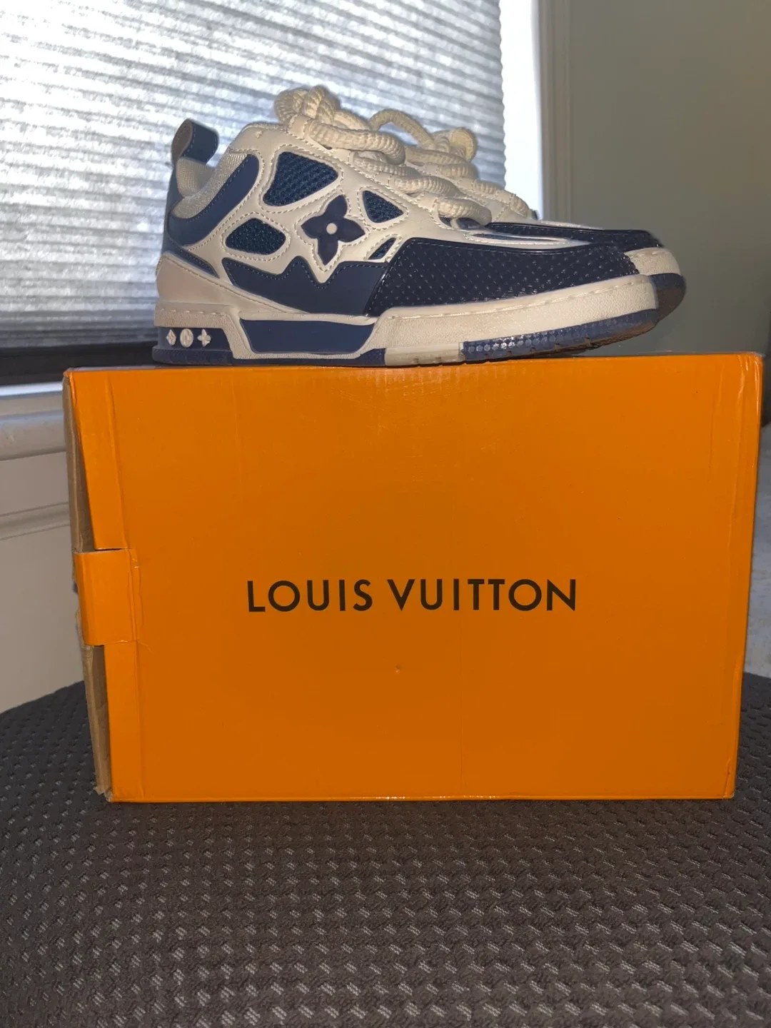 Louis Vuitton 1854 Blue/White Shoes image indicator(7)