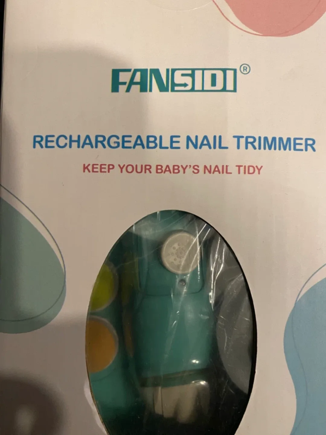 New Fansidi Rechargeable Baby Nail Trimmer image indicator(2)