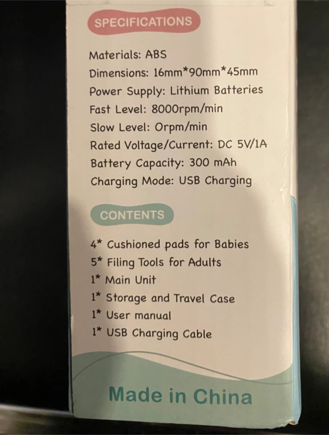 New Fansidi Rechargeable Baby Nail Trimmer - photo 5