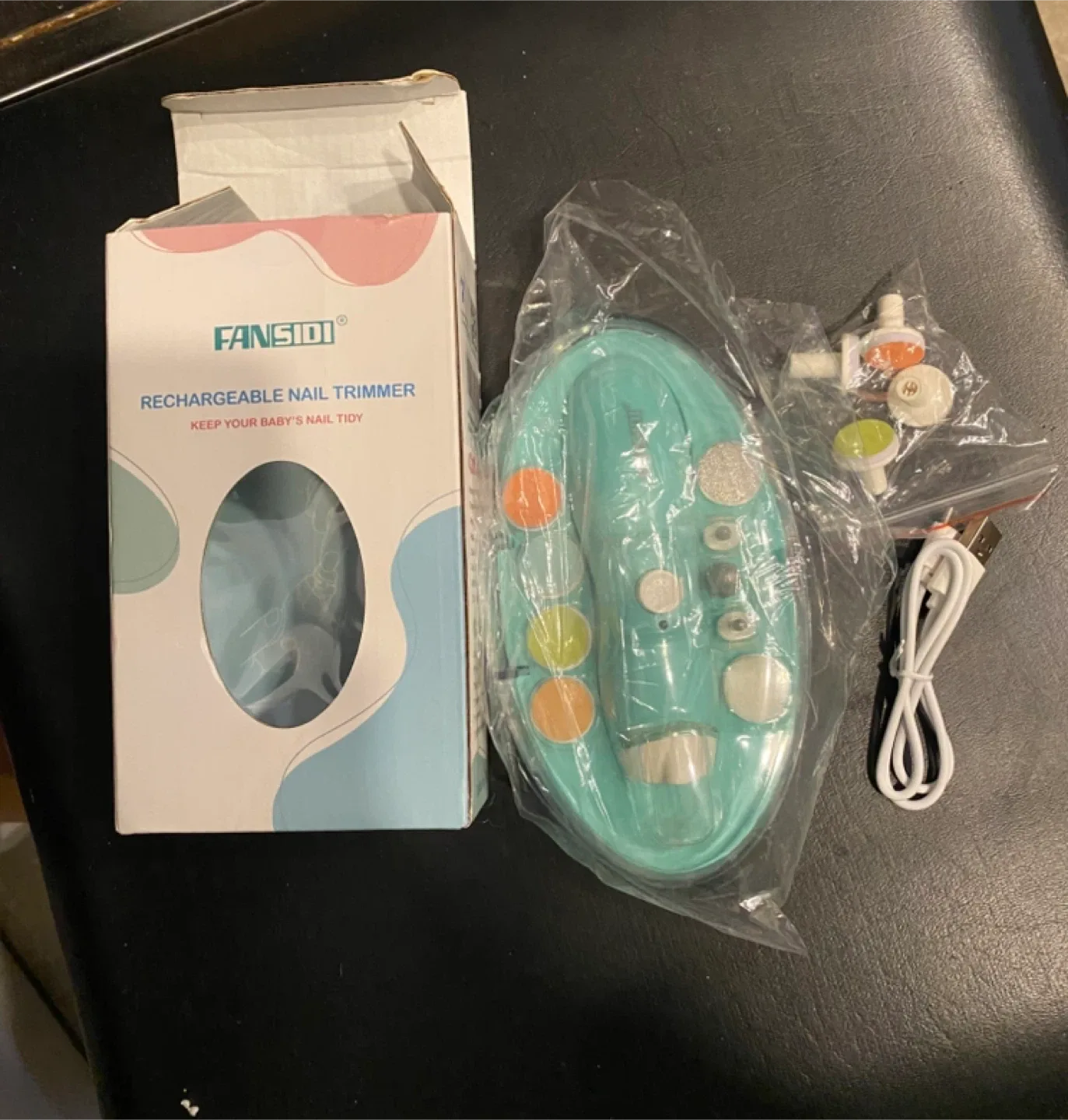 New Fansidi Rechargeable Baby Nail Trimmer image indicator(3)