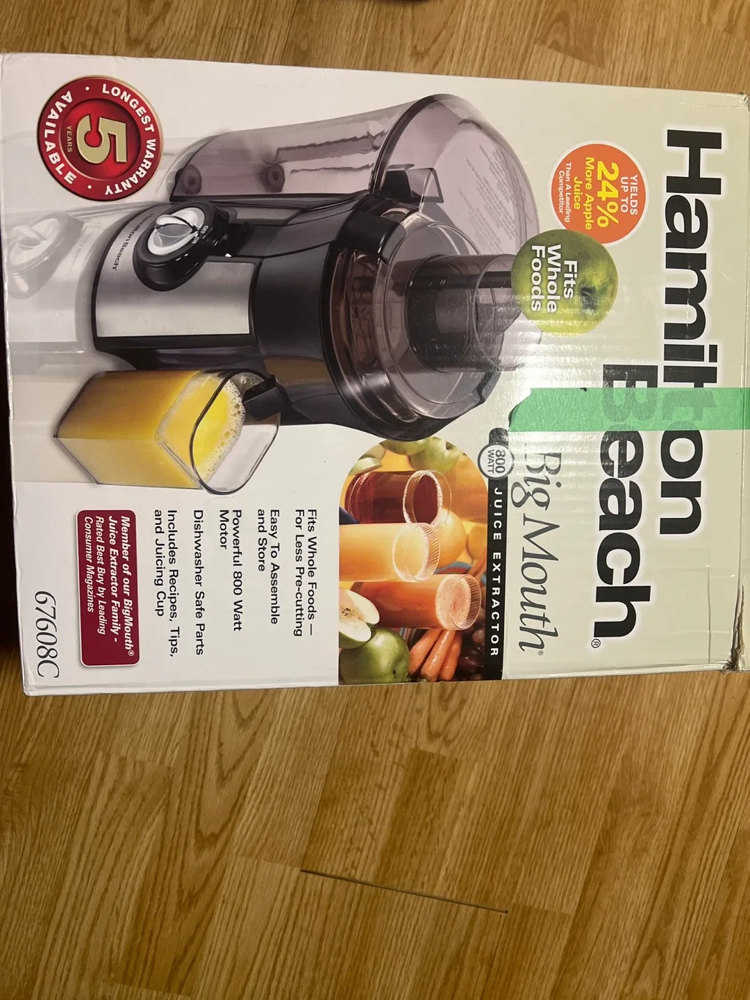 Hamilton Beach Big Mouth Juice Extractor