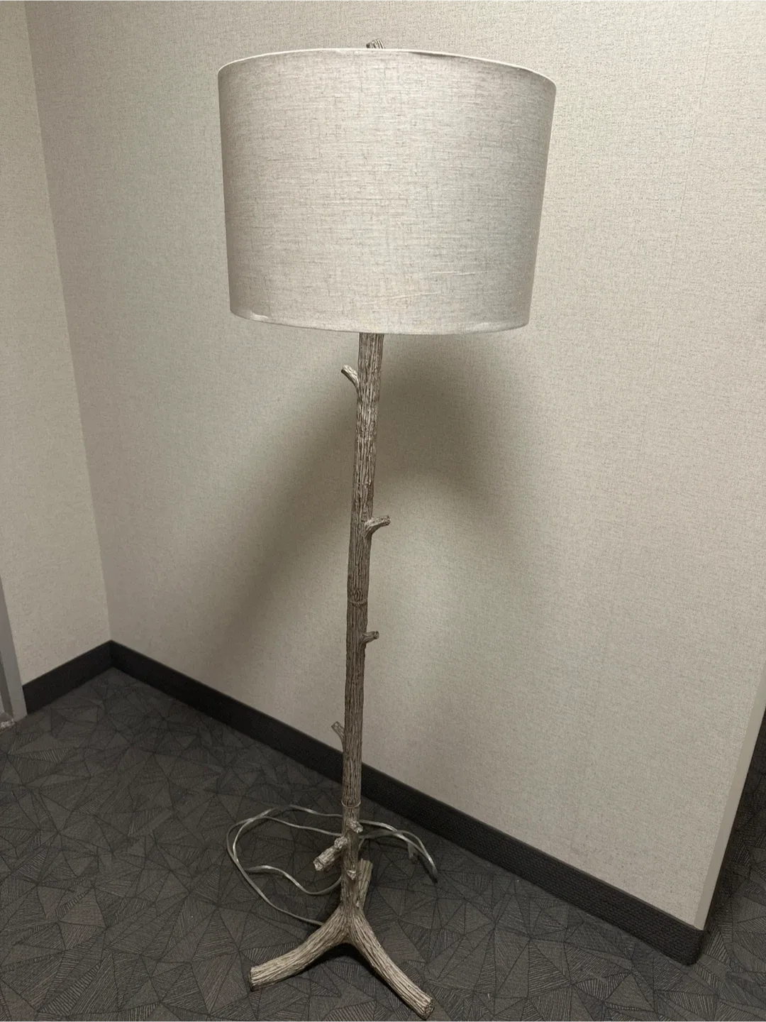 Hampton Bays  Driftwood  Floor Lamp