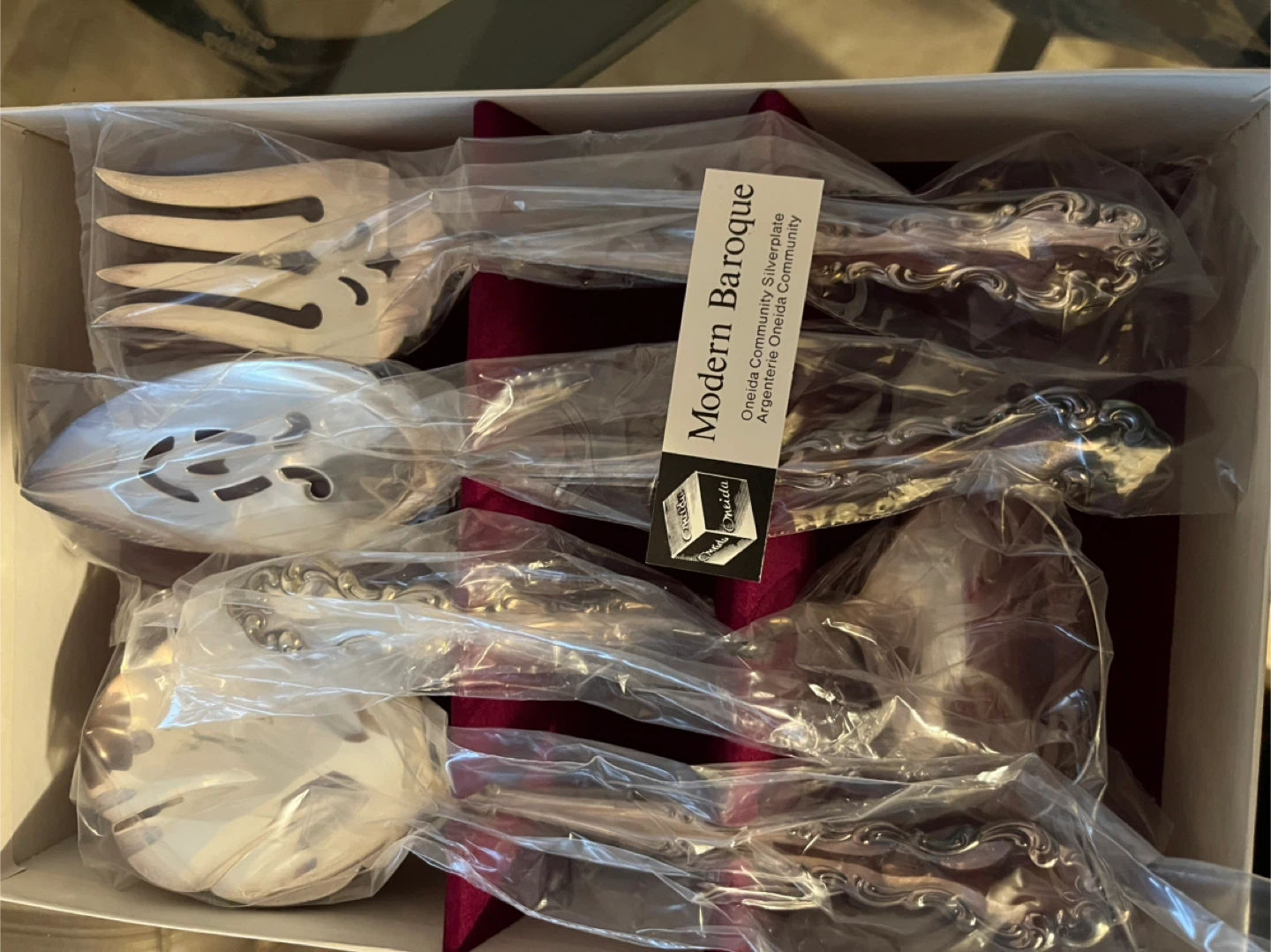 Oneida Argentiere Silverplate Serving Set - Modern Baroque - photo 3
