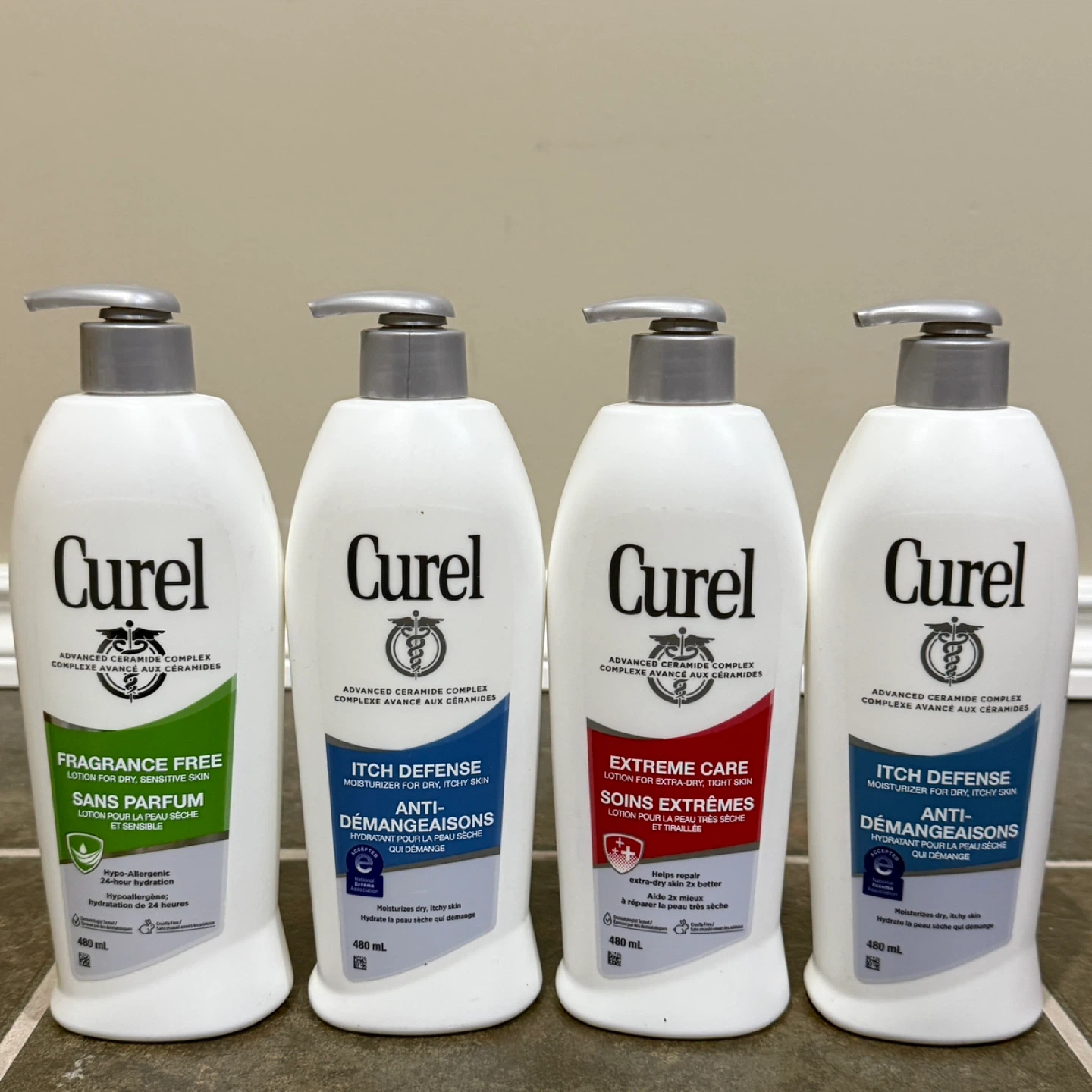 Curel Lotion Variety Pack - 480 mL Bottles