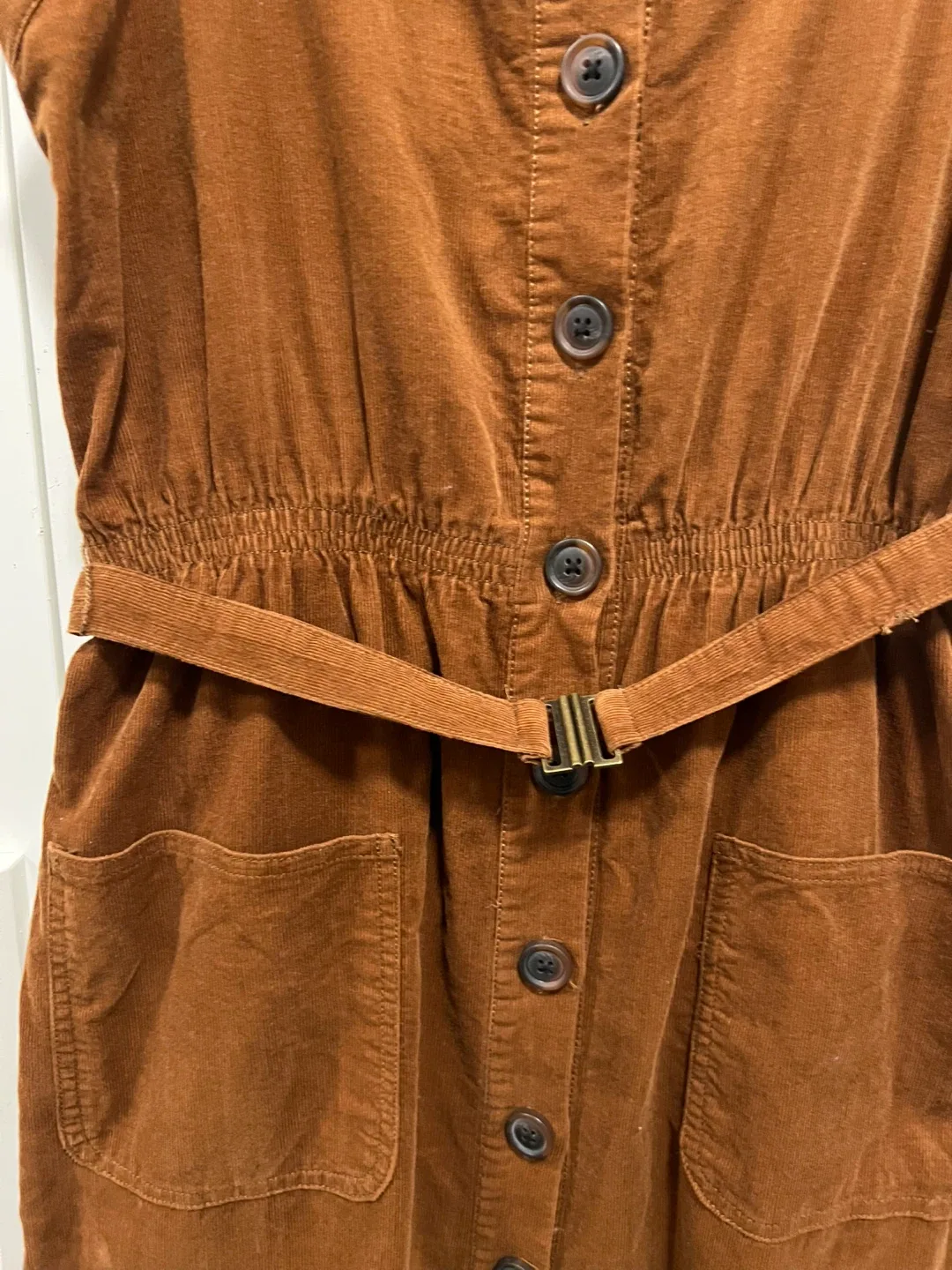 Urban Outfitters Brown Corduroy Dress