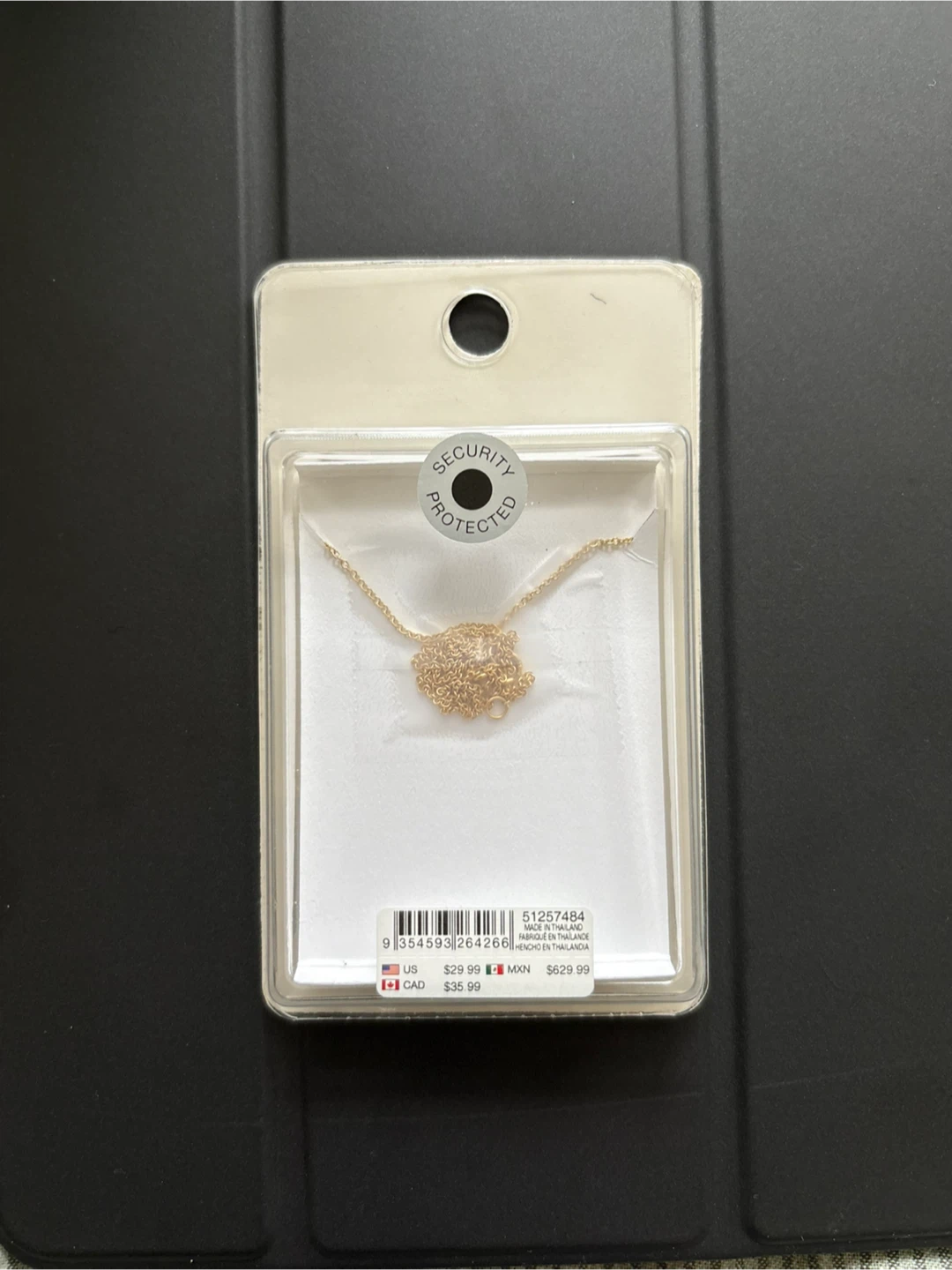 925 Sterling Silver Necklace - Gold tone - photo 2