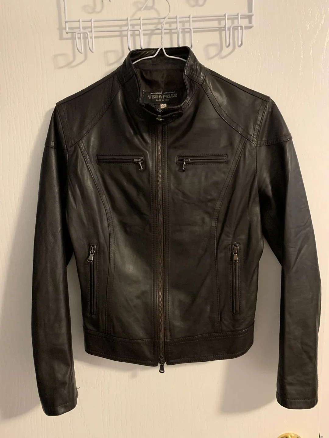 Women’s Vera Pelle Leather biker Jacket