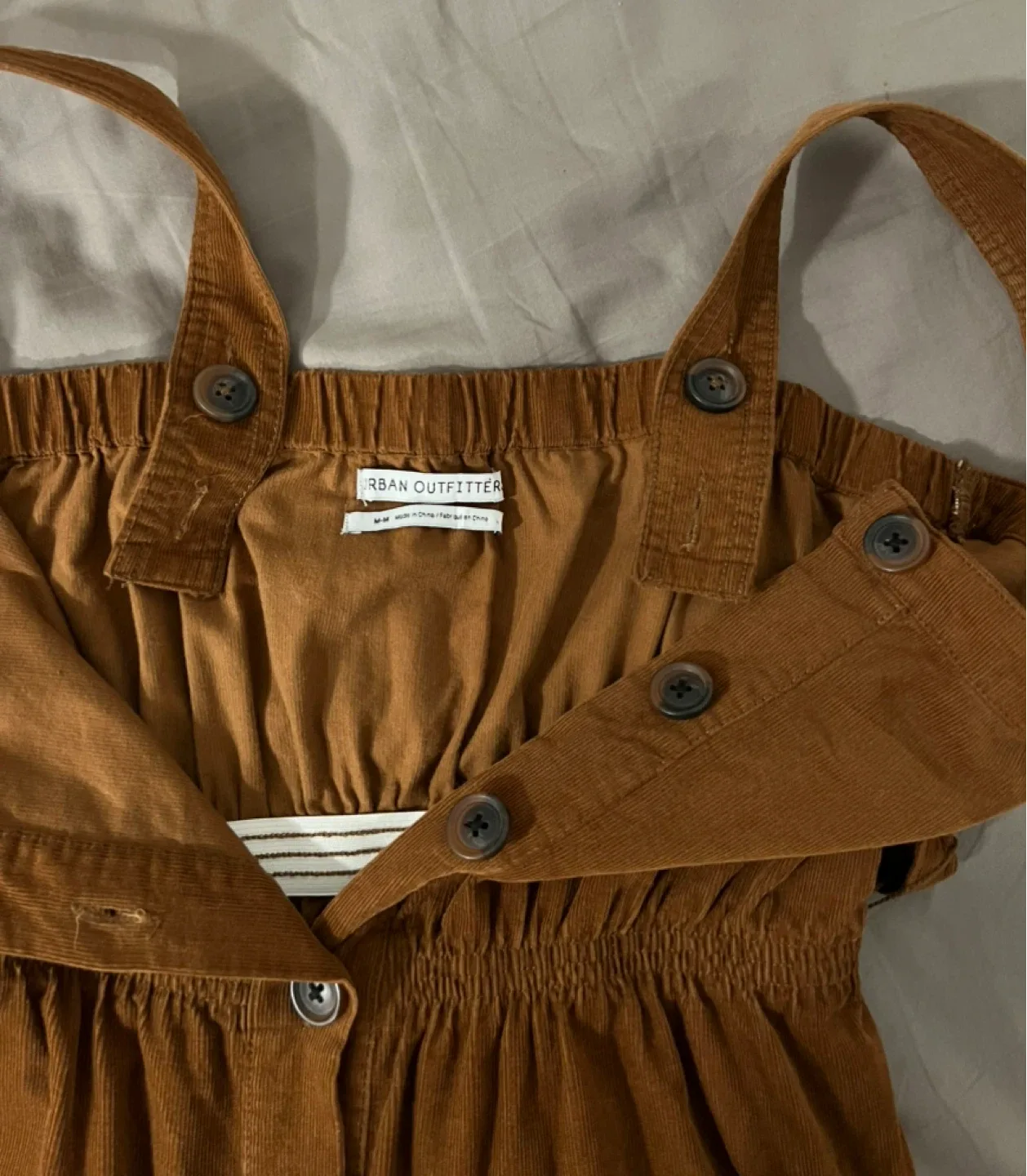 Urban Outfitters Brown Corduroy Dress image indicator(5)
