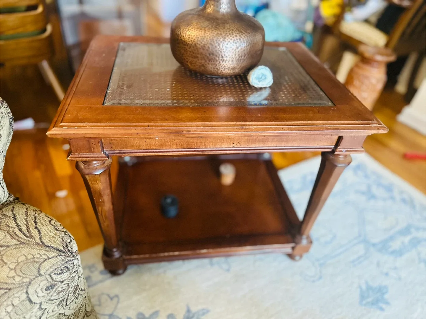 Thomasville Coffee & End Tables with Glass Top image indicator(5)