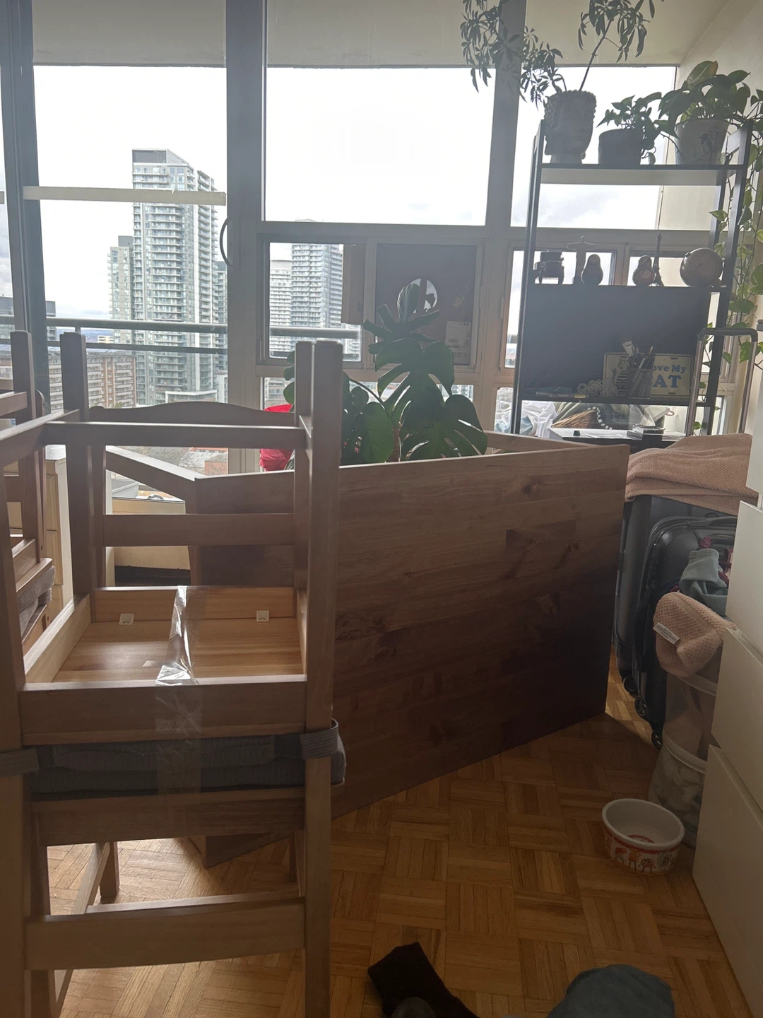 Wood Dining Table with 4 Chairs - photo 5