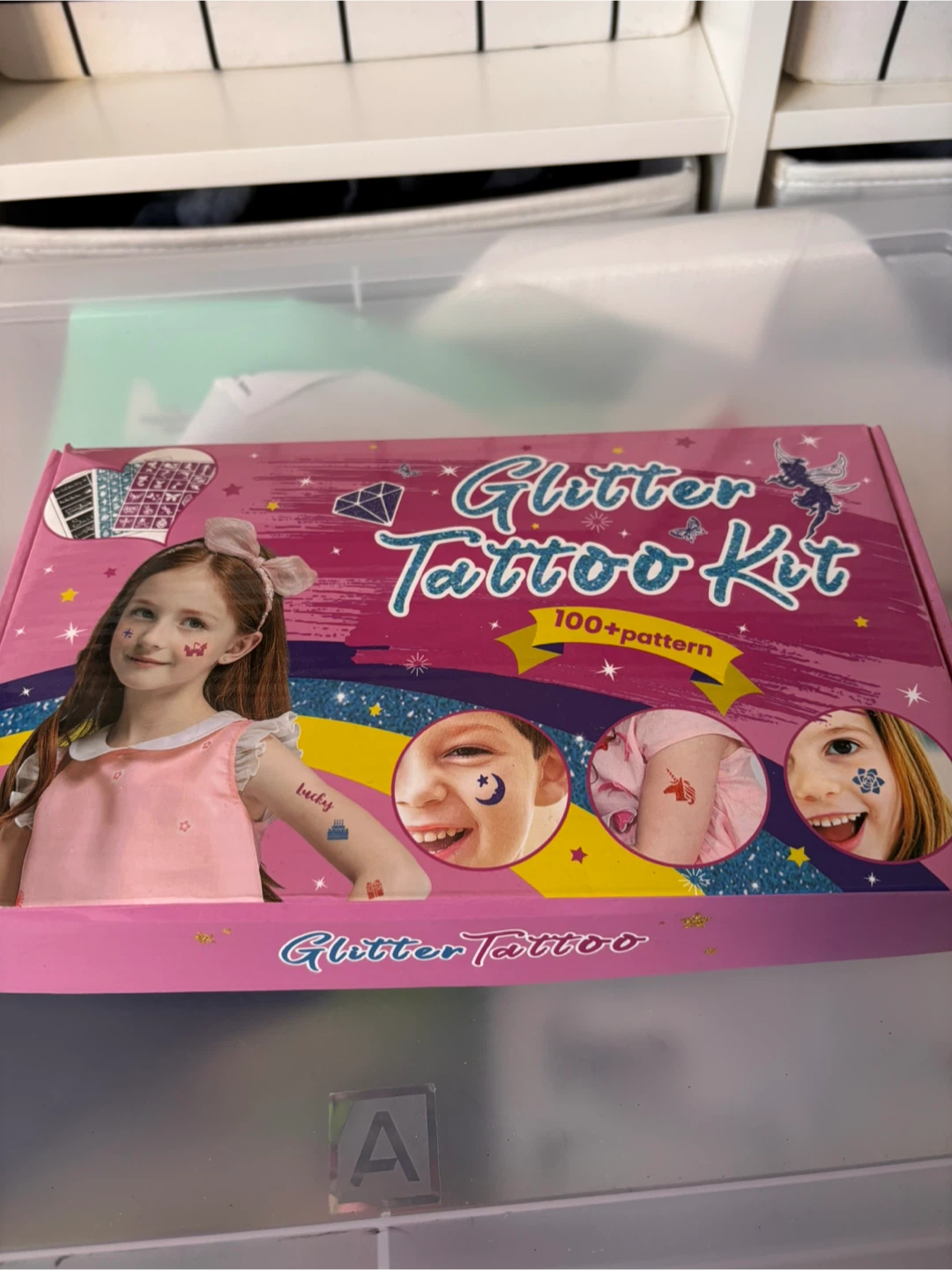 Glitter tattoo kit