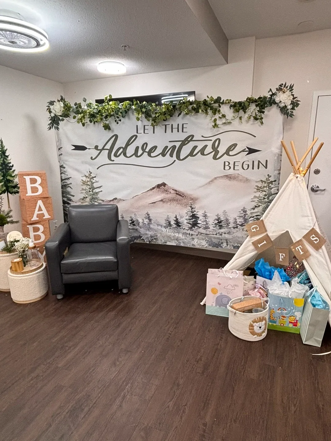 Free Baby Shower Decor – “Let the Adventure Begin” Theme