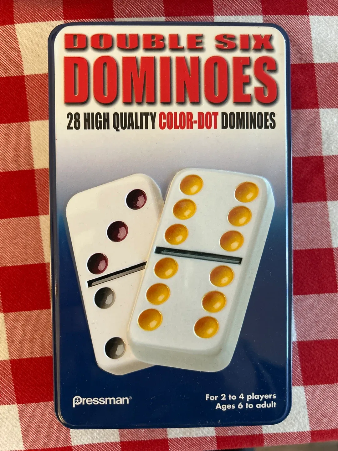 Double Six Dominoes Set by Pressman