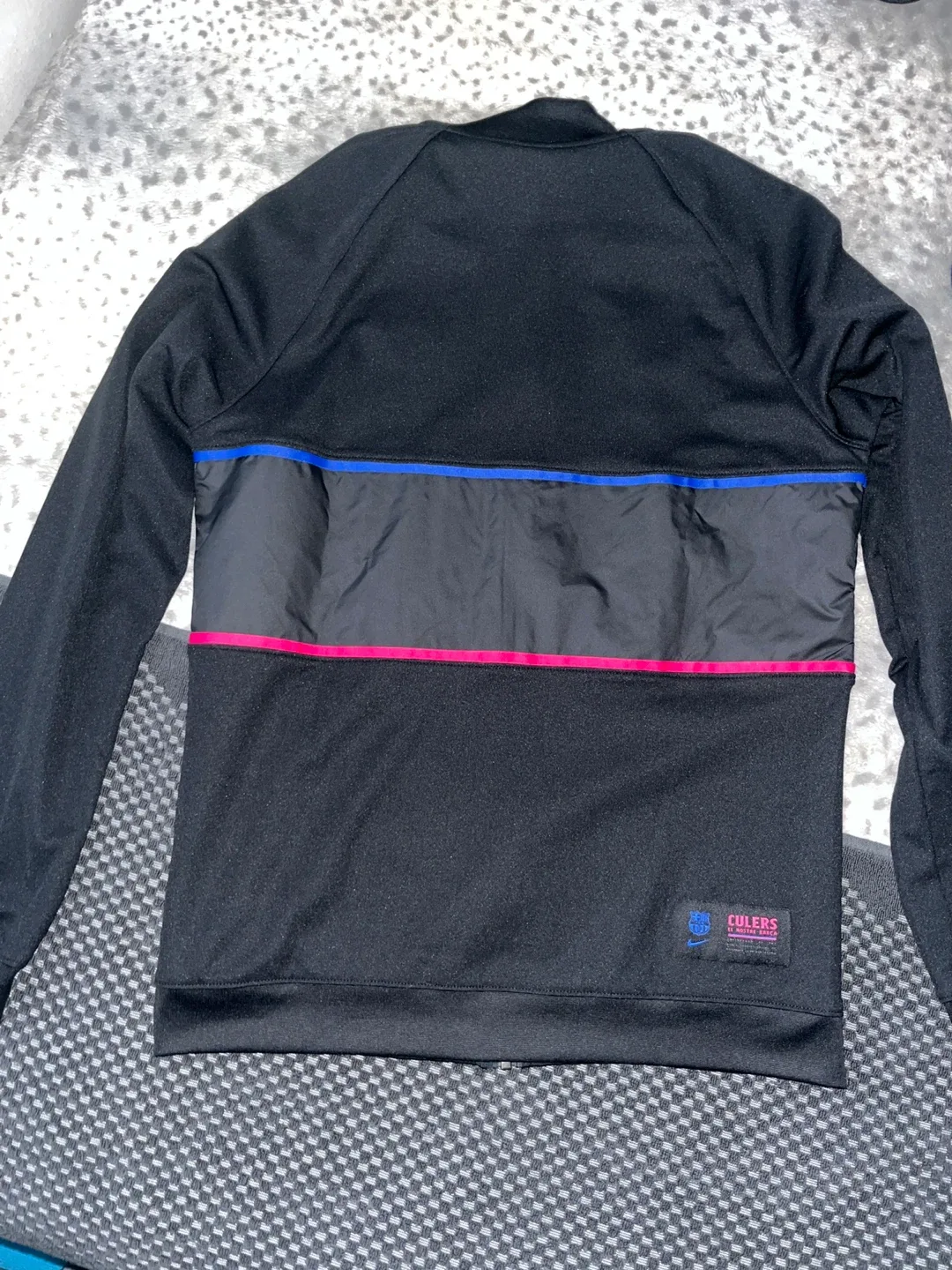 Nike FC Barcelona Black Jacket image indicator(2)