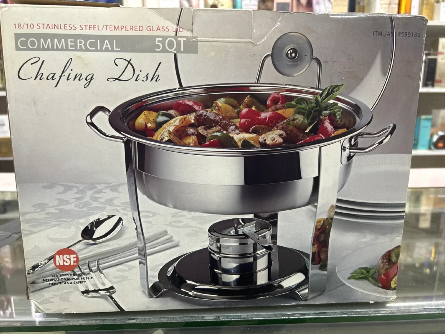 Commercial 5QT Chafing Dish - Stainless Steel