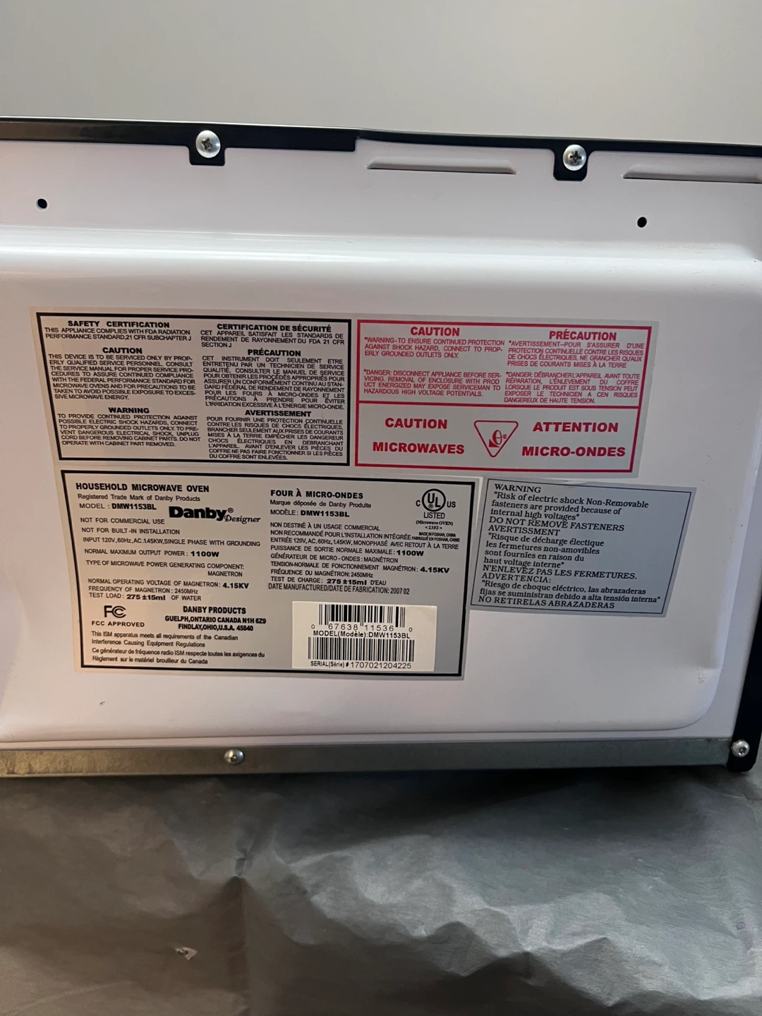 Danby Designer Microwave - Black - photo 3