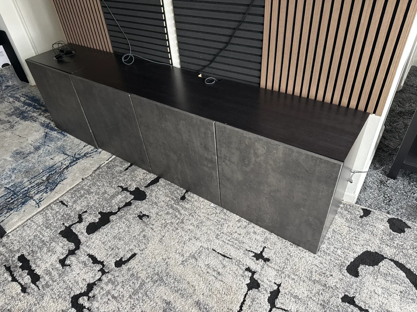 IKEA BESTA Black Cabinets image indicator(4)