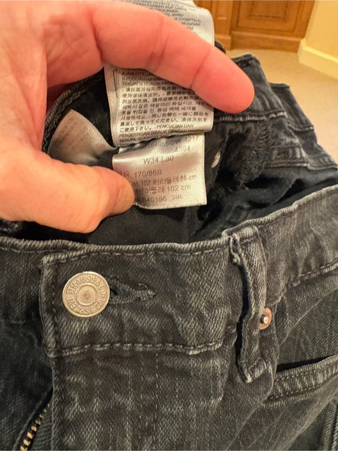 Levi's Jeans - W34 L30 - Black image indicator(5)