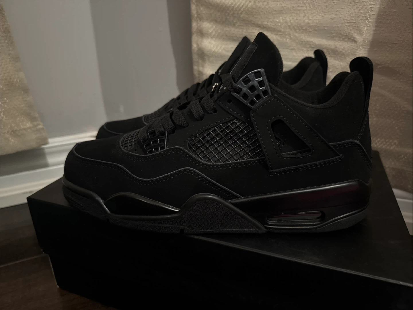 Jordan Air 4 Retro Black Cat Shoes - photo 2