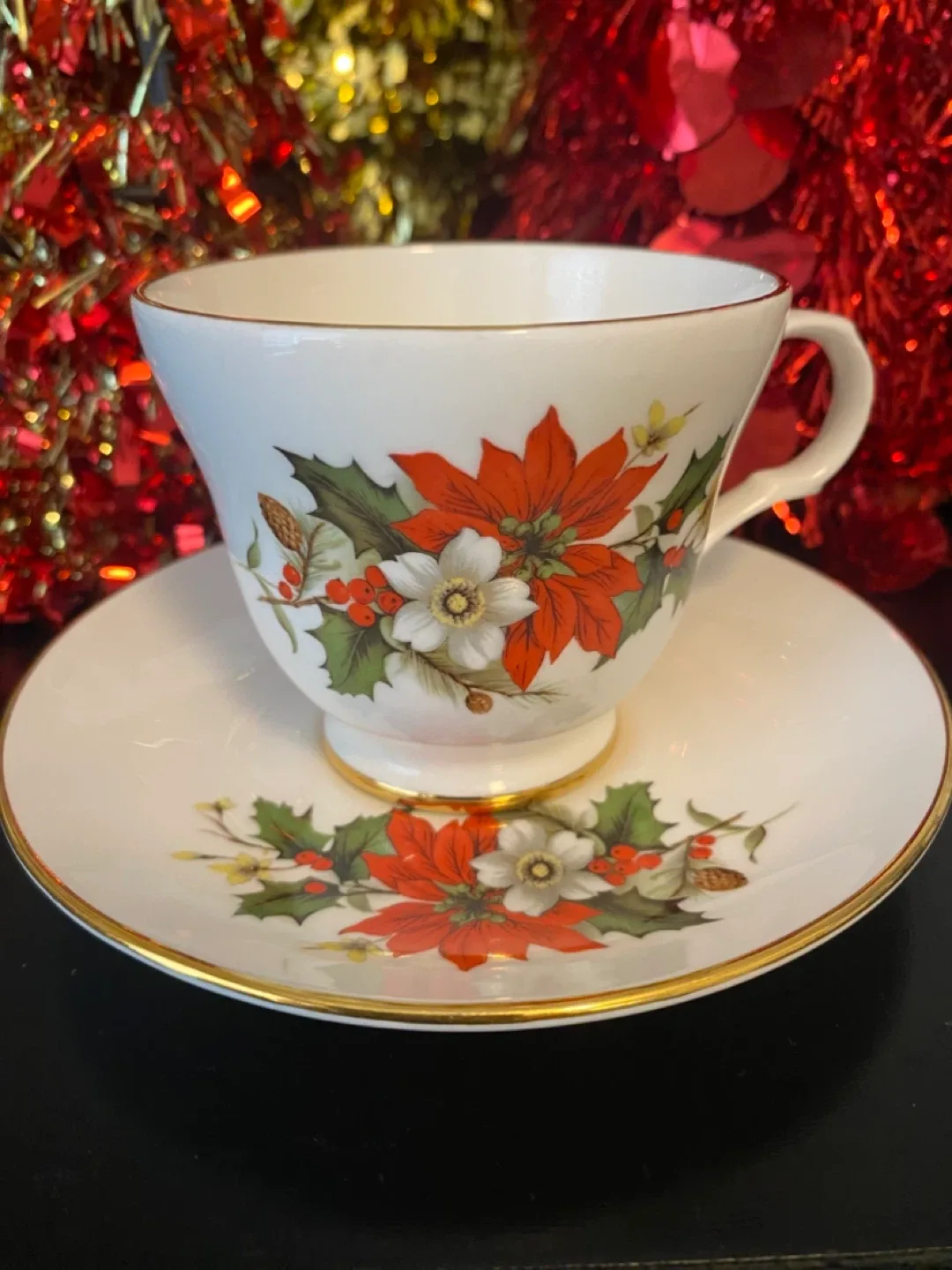 Vintage 1970’s Sadler Wellington Fine Bone China Teacup & Saucer