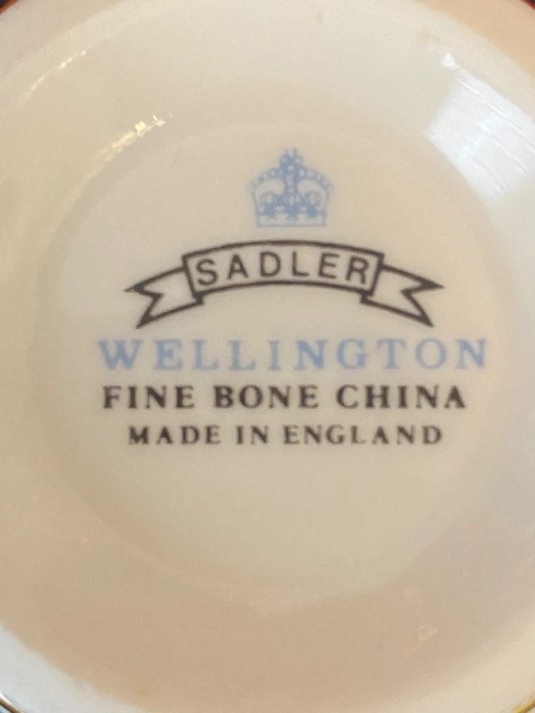 Vintage 1970’s Sadler Wellington Fine Bone China Teacup & Saucer image indicator(5)