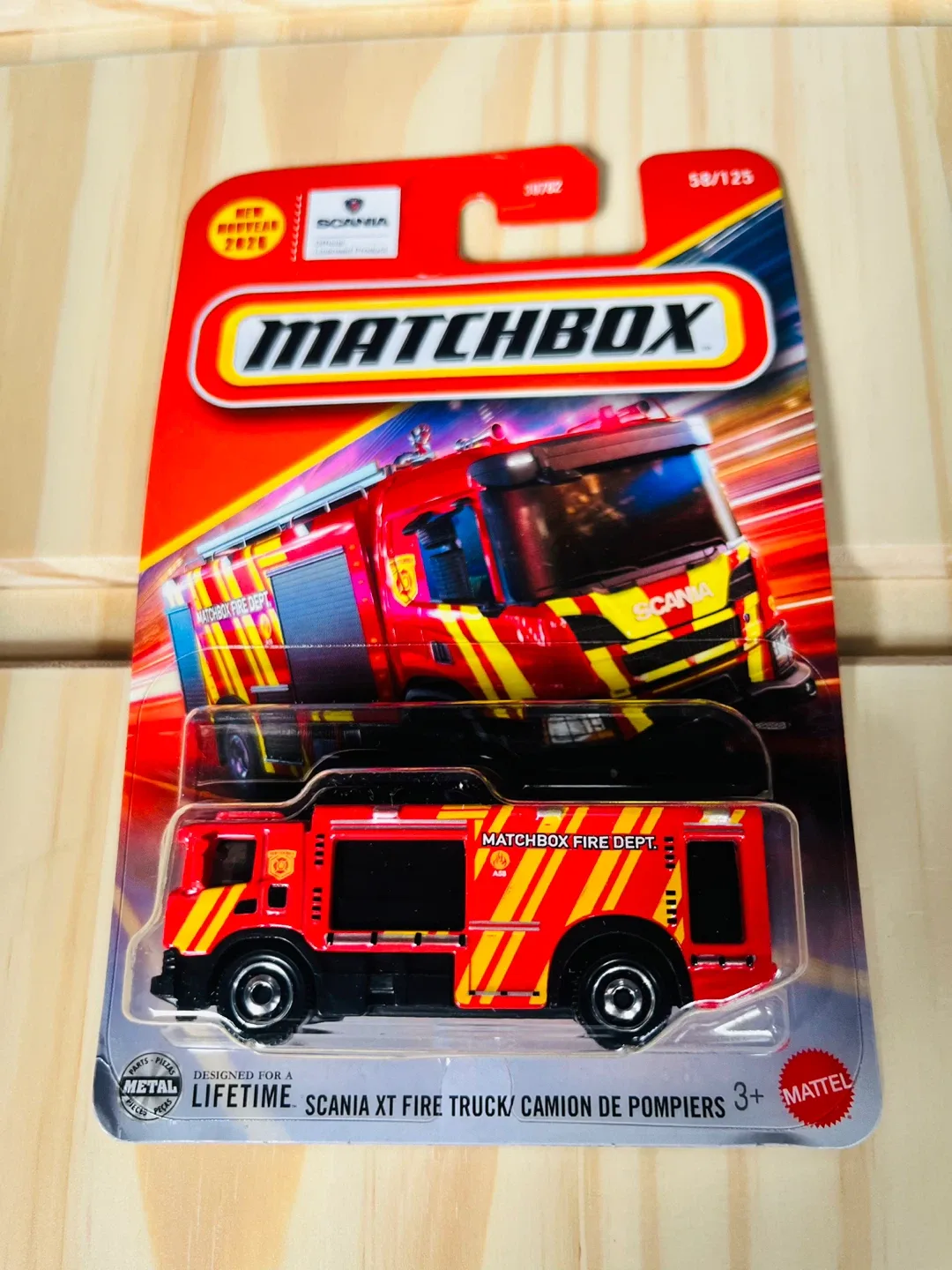 Matchbox Scania XT Fire Truck - New in Package!