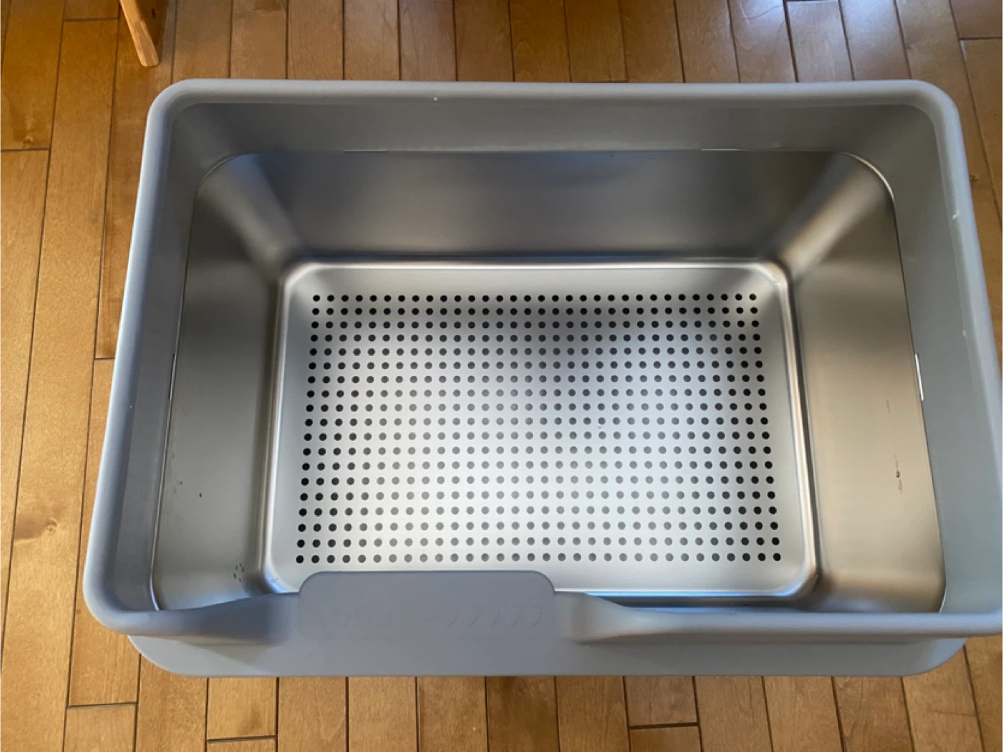 Stainless Steel Sifting Cat Litter Box Large - photo 2
