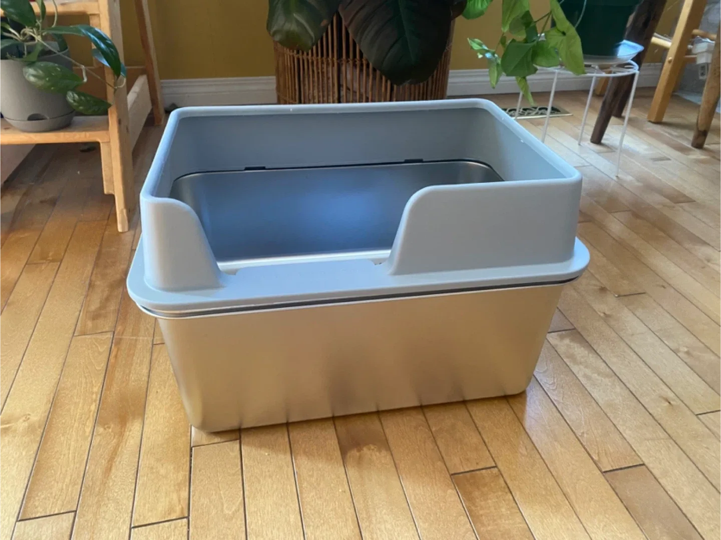 Stainless Steel Sifting Cat Litter Box Large