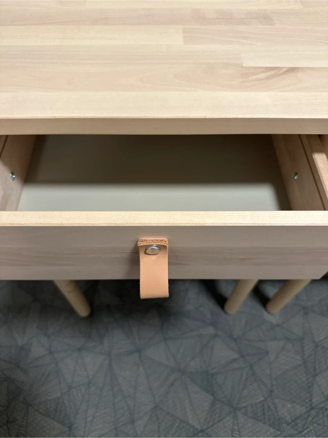 2 IKEA Bjorksas Birch Nightstands image indicator(4)